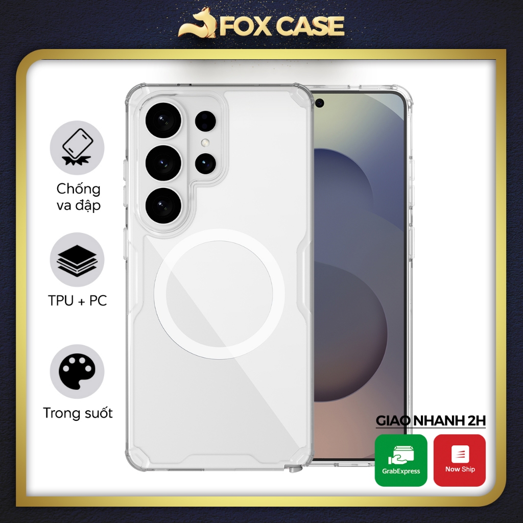 ของแท้ Nillkin Nature TPU Pro Transparent S26 Ultra, S25 Plus, S25, S24 Ultra, S23 Ultra Case - Fox 