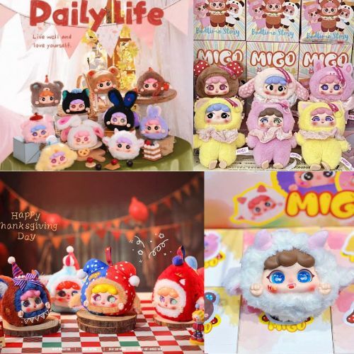 กล่องตาบอดเปรียบเทียบของ Migo V3/Travel/V2 Party/Yaya/Circus ให้ตะขอและหัวเข็มขัดเพื่อแขวนกระเป๋าเป้