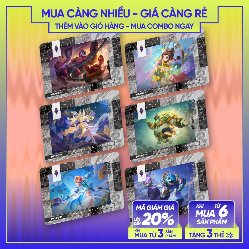 Grakk Helen Ishar Krix | SKIN LIEN QUAN MOBILE CORNERED CARD - ARENA OF VALOR SP