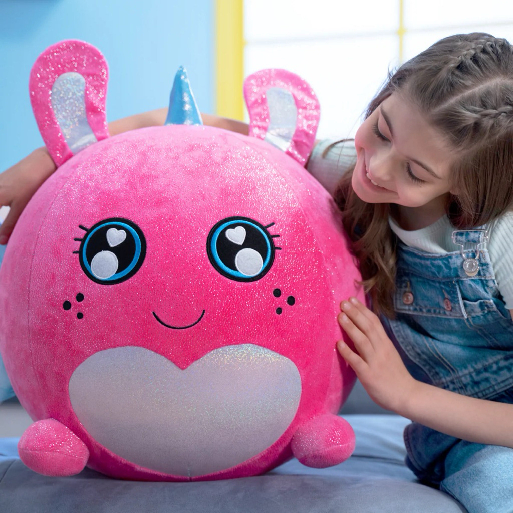 Biggies ของเล่นสัตว์เลี้ยงฟองกระต่ายสีชมพูน่ารัก (สินค้าที่ 2)