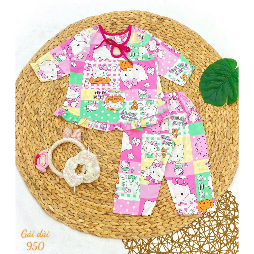 ชุดนอนเด็กผู้หญิง 6-33กิโลกรัม เซตชุดนอนเด็กผู้หญิงชุดผ้าลินินสําหรับเด็กผู้หญิง gtddqd5 ชุดกางเกงขายาวแขนยาวคุณภาพสําหรับเด็กผู้หญิง