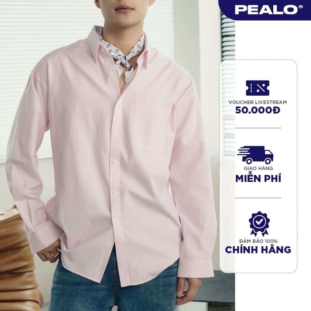 เสื้อ PEALO ผ้าคอตตอน Oxford พรีเมี่ยม SPT2