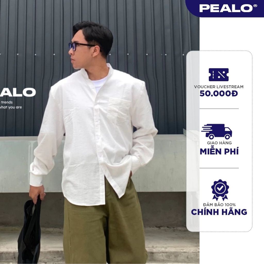 PEALO เสื้อคอปีน ทรงปล่อย ใส่สบาย SPT2