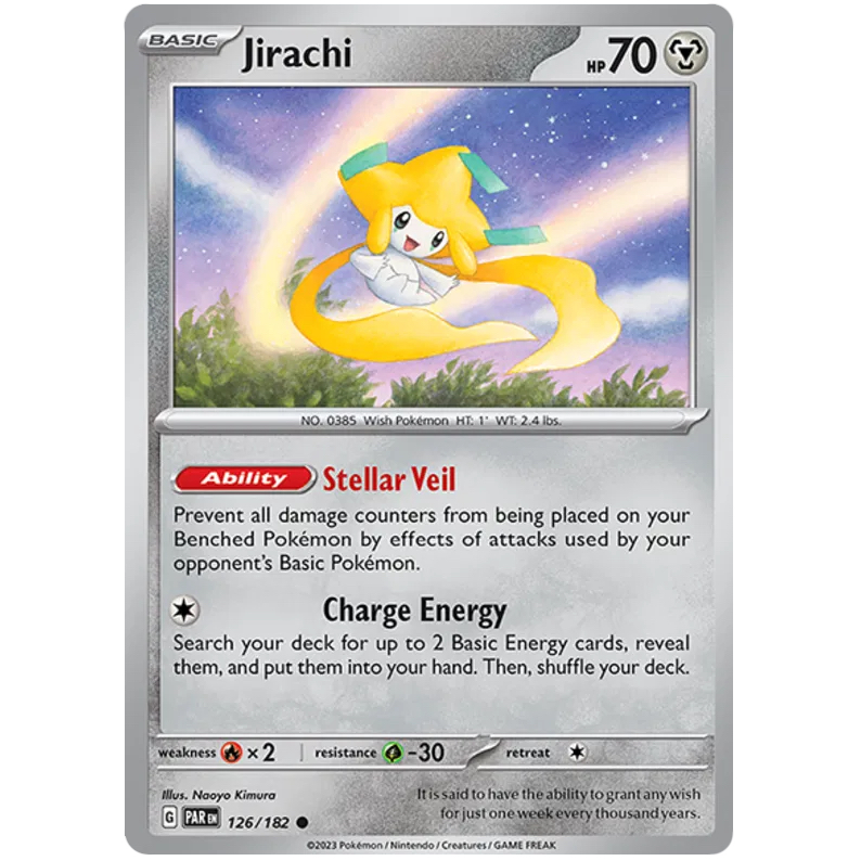 PAR - Pokemon TCG - Jirachi - ทั่วไป - 126/182