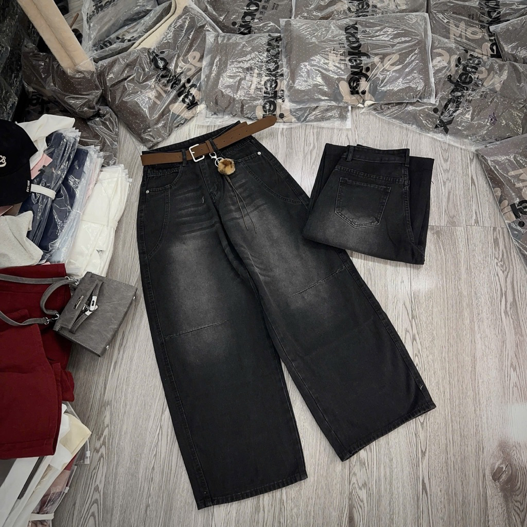 Wash Bacsic Curved Jeans 99cm(81064)