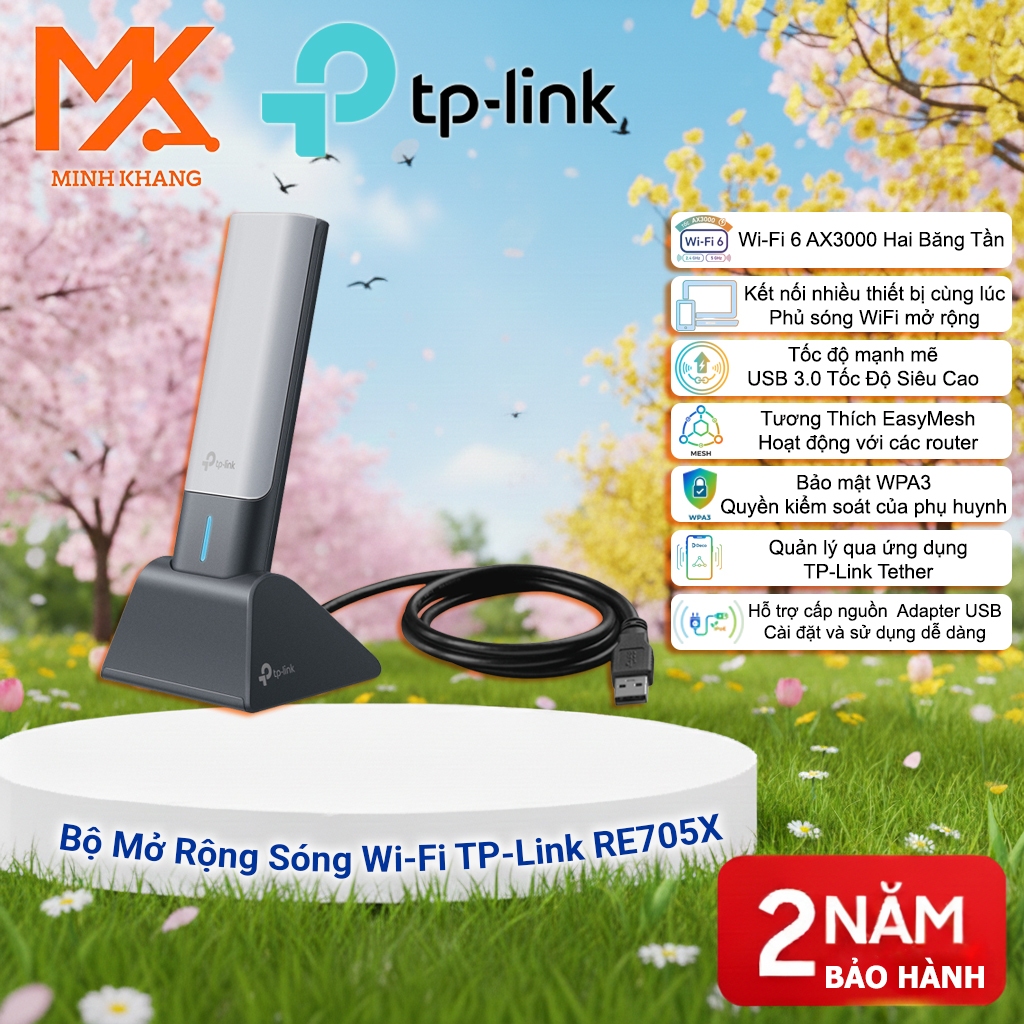 TP-Link Archer TX50UH – USB Wi-Fi 6 AX3000 สําหรับพีซี/แล็ปท็อป, เสาอากาศกําลังสูง, ครอบคลุมกว้าง
