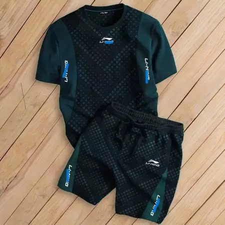 LN ชุดกีฬาคอเป็ด 3ง - ลายตารางหมากรุก 3ง สุด ๆ คม ยางยืด 4 ทาง เท่ๆ ฟอร์มสวย