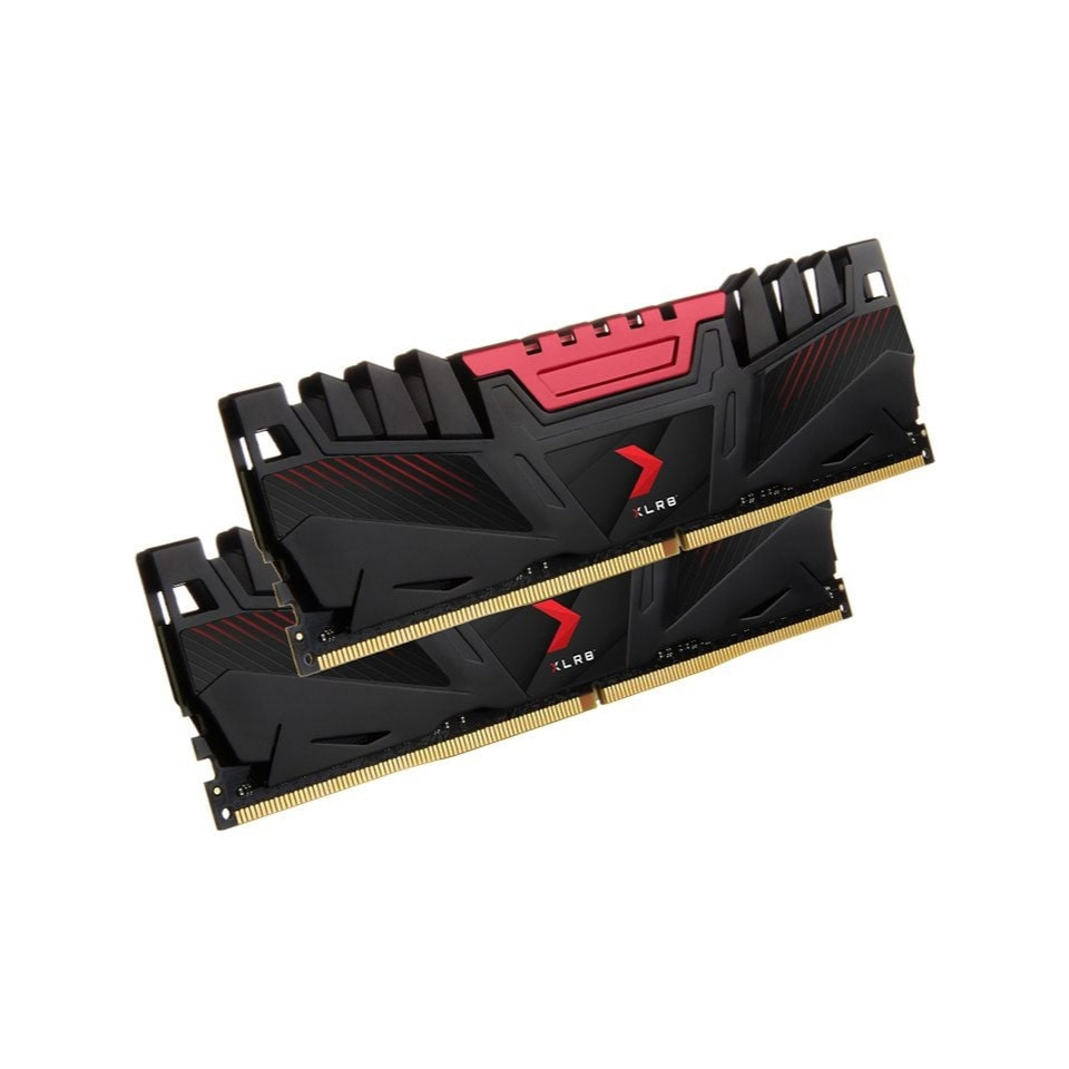 PNY XLR8 คอมพิวเตอร์ Ram Kit 16GB (2x8) 3200Mhz DDR4 ของแท้ 06/20226