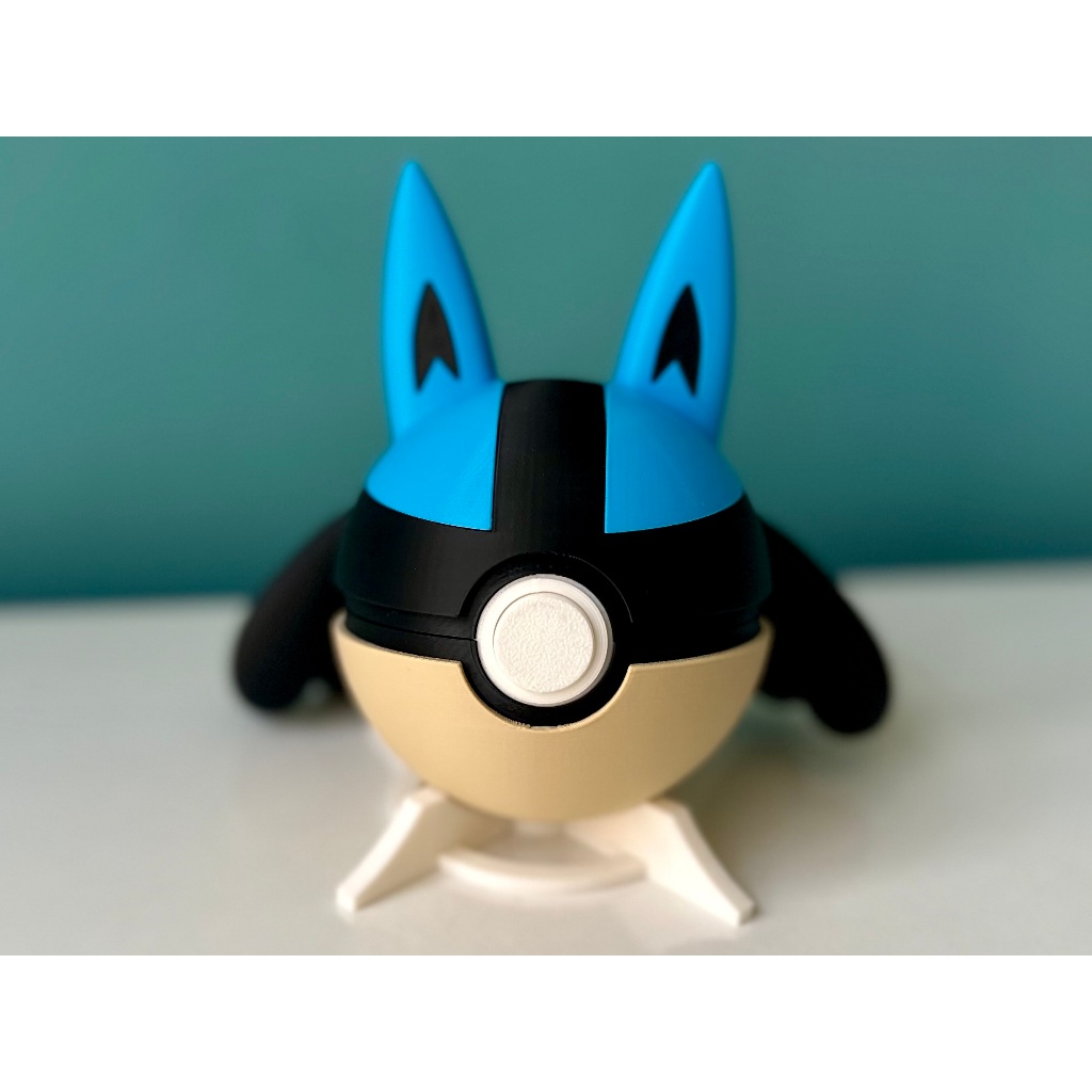 Pokémon Ball Lucario – Toy Ball แรงบันดาลใจจาก Pokemon Lucario โมเดลตกแต่งสุดเท่