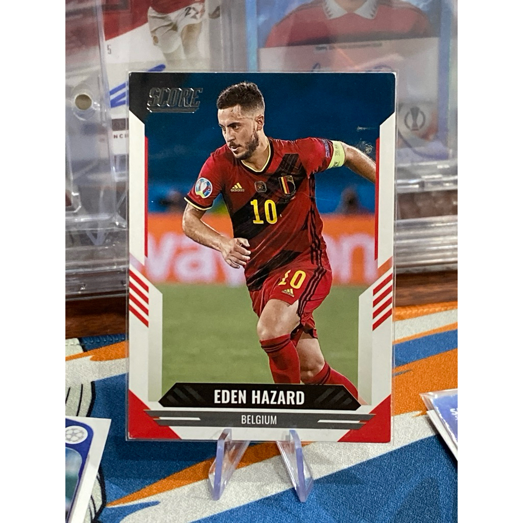 Eden Hazard Panini Score การ์ดนักฟุตบอล 2021-22 ฐานเบลเยียมเบอร์ 16