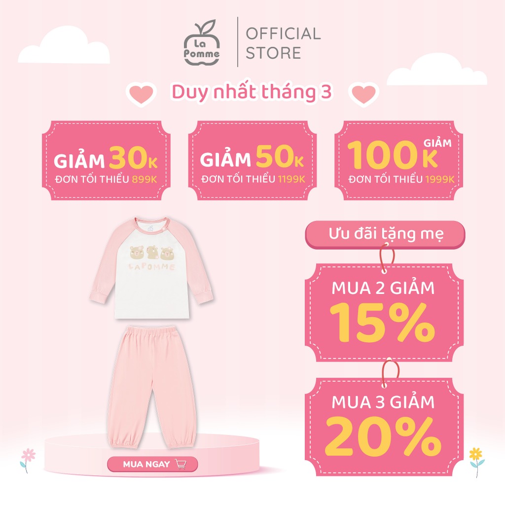 ชุดแขนยาว Fun world La Pomme ralan - เส้นด้าย Petit Soyeu Cool - Girls 6M - 5Y