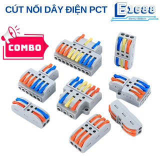 [Giá sỉ] [Combo] Cút nối dây điện nhanh chiu nhiệt nhiều cổng PCT