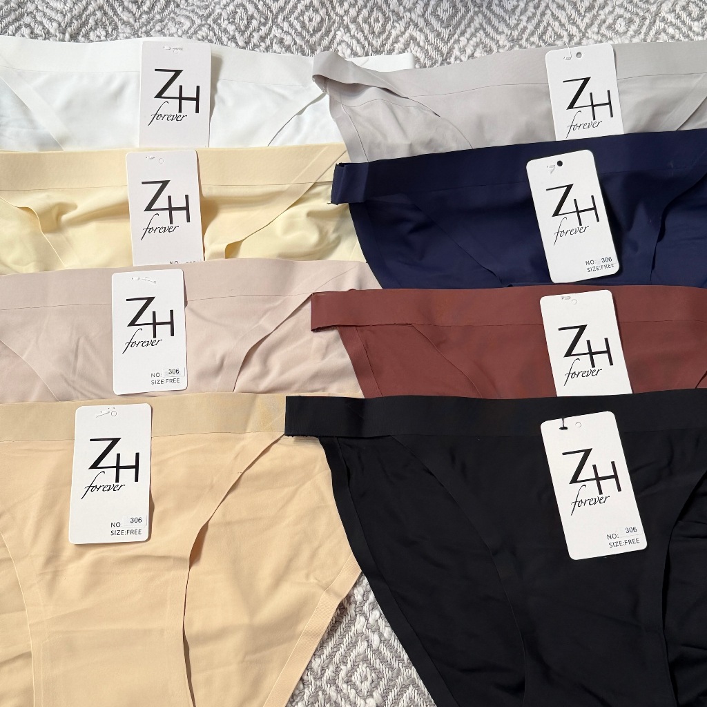 [ผลิตภัณฑ์ไทย] ZH 306 ชุดชั้นในสตรียางยืดไร้ตะเข็บ – ฟรีไซส์ภายใต้ 50 กก. (ขายปลีก 1 ชิ้น)