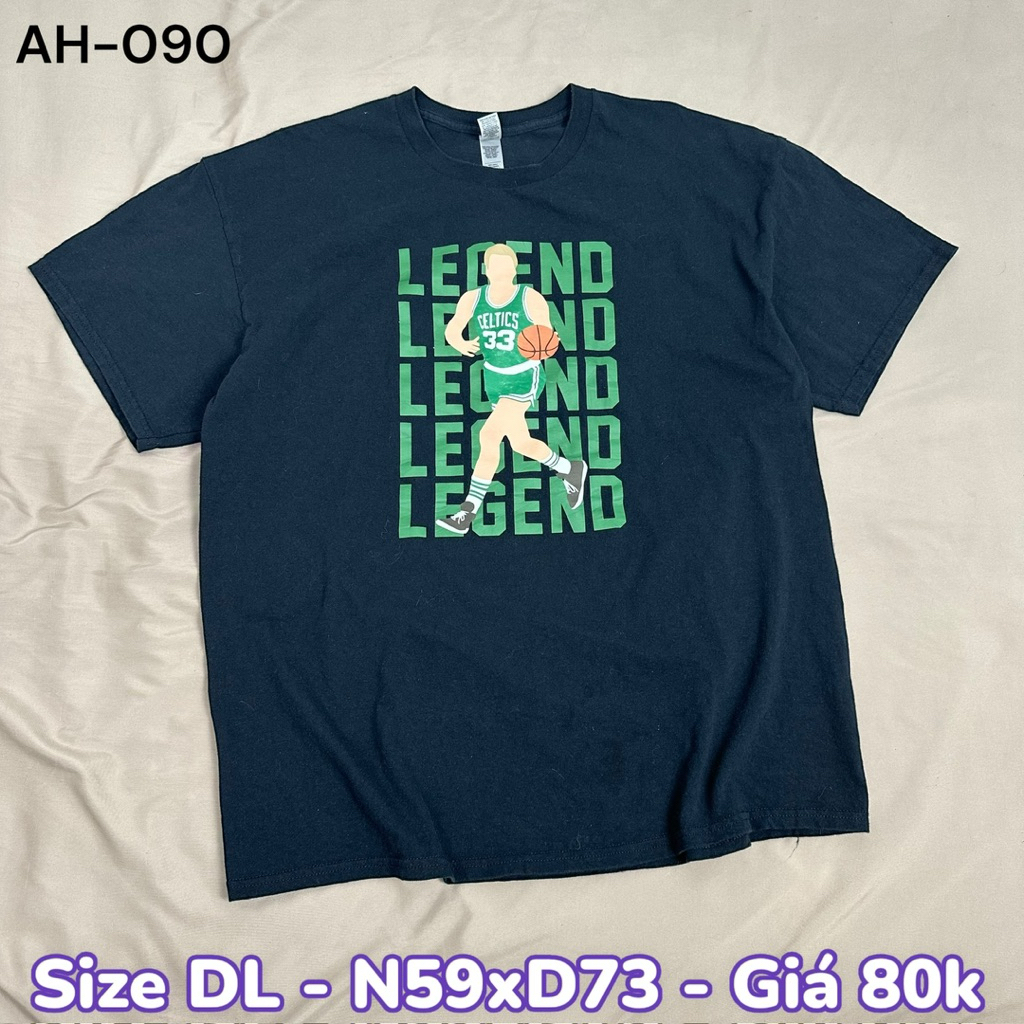 Legend Celtics 33 – Size DL Form 59x73 หลวมและสบาย เสื้อ Legend Celtics กราฟิกสีกรมท่า โดดเด่นและมีส
