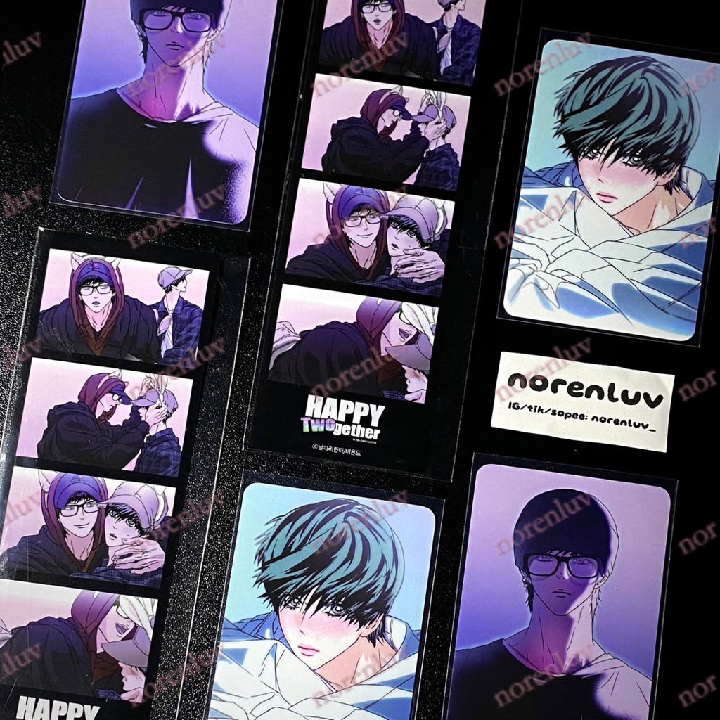 [AVAILABLE] ชุดภาพถ่ายและโฟโต้การ์ด 4 ชิ้น Happy Twogether