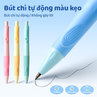 Bút Chì Bấm 2B 2.0mm M.Y.Never Hình Cá Heo – Giúp Cầm Đúng Tư Thế, Không Mỏi Tay