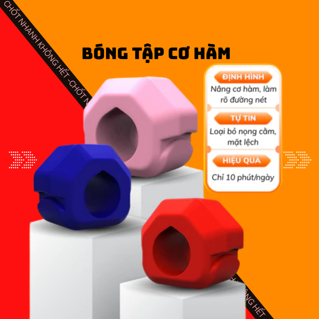 ลูกบอลออกกําลังกาย Jawsize Jaw ของแท้ อุปกรณ์ฝึกเคี้ยว Mewing Jawliner - Hatha_store