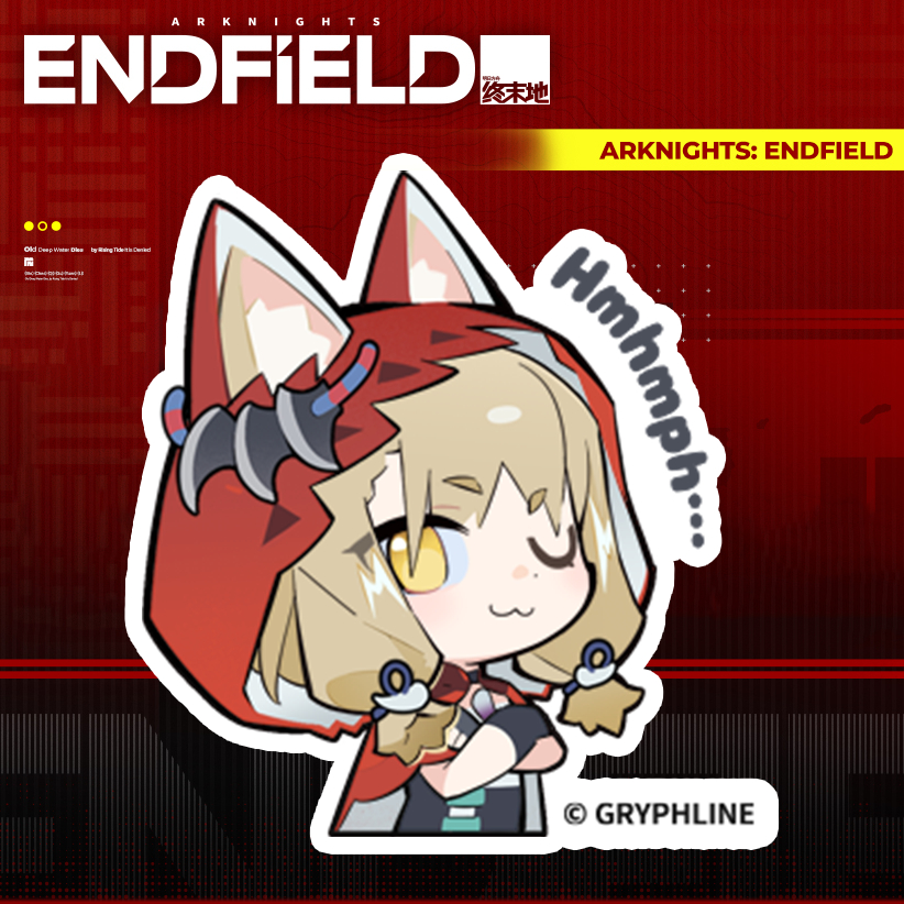 Arknights Endfield Sticker - สติ๊กเกอร์ Rossi และ Tangtang