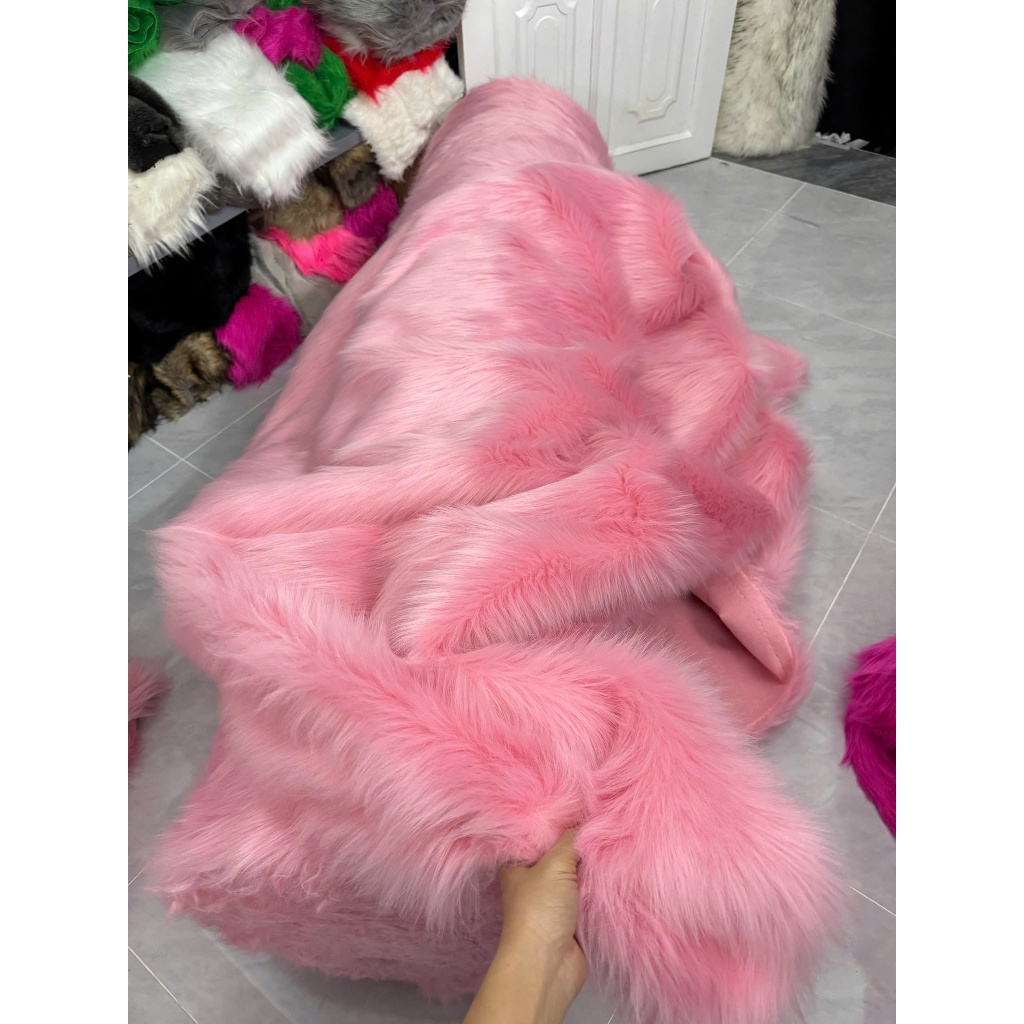 MAKEUP TABLE FUR CARPET - CHEAP TABLE FUR CARPET 50CM X 80CM