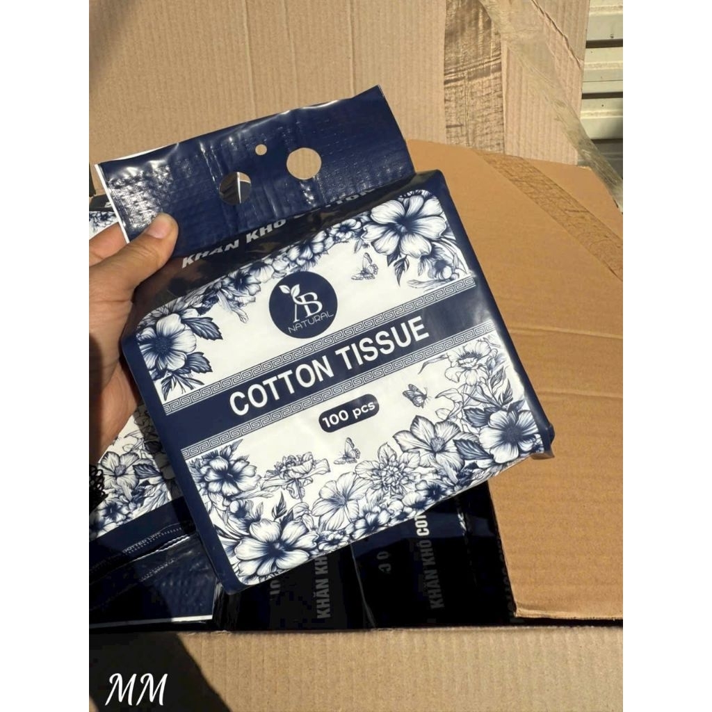 NB Natural Cotton Tissue – 100 แผ่น