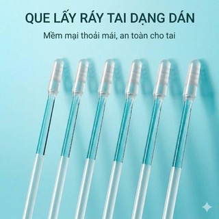 Bịch 24 que lấy ráy tai silicon mềm bám dính hiệu quả