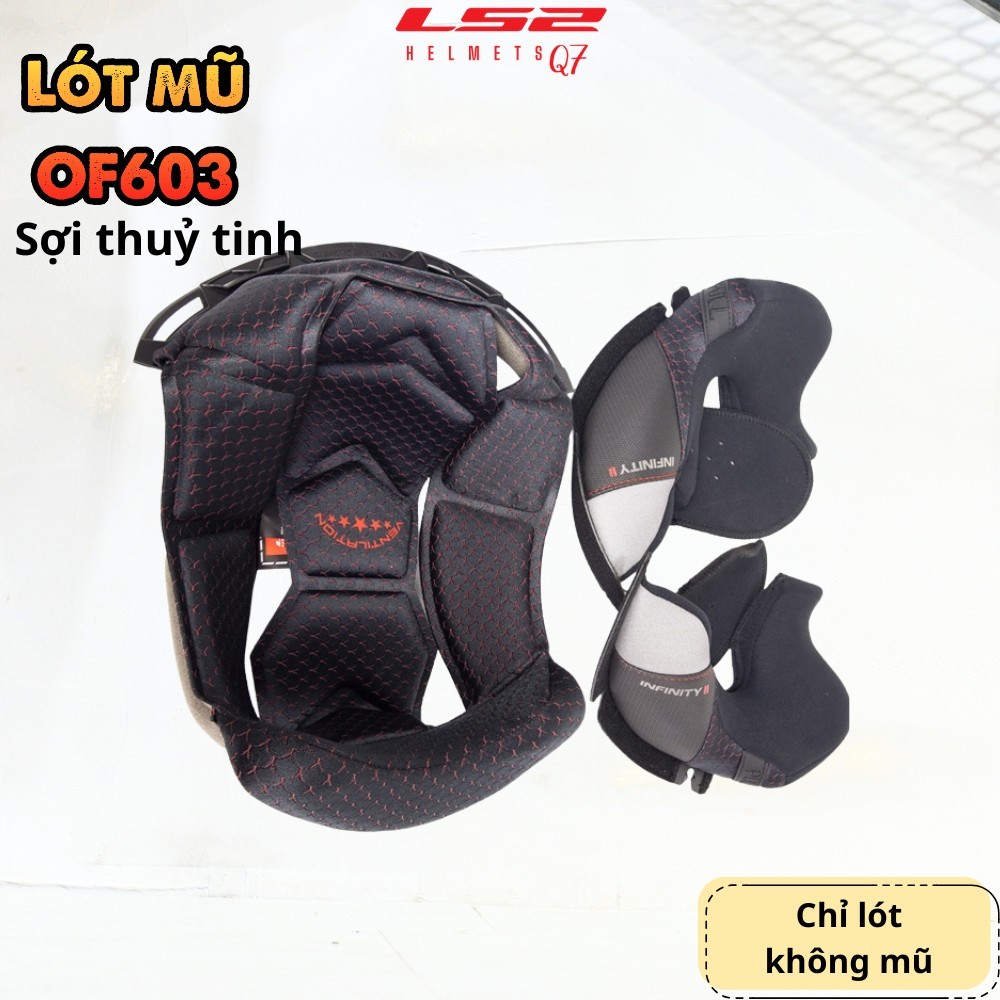 LS2 OF603 ชุดซับหมวก Size ML XL XXL 3XL