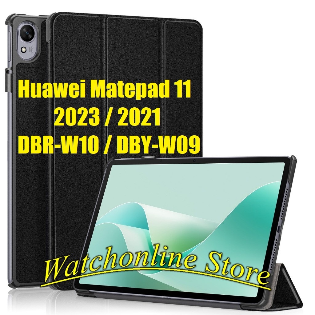 ฝาครอบหนังสําหรับ Huawei Matepad 11 2023 / 2021 DBR-W10 / DBY-W09 เปิดและปิดอัตโนมัติ