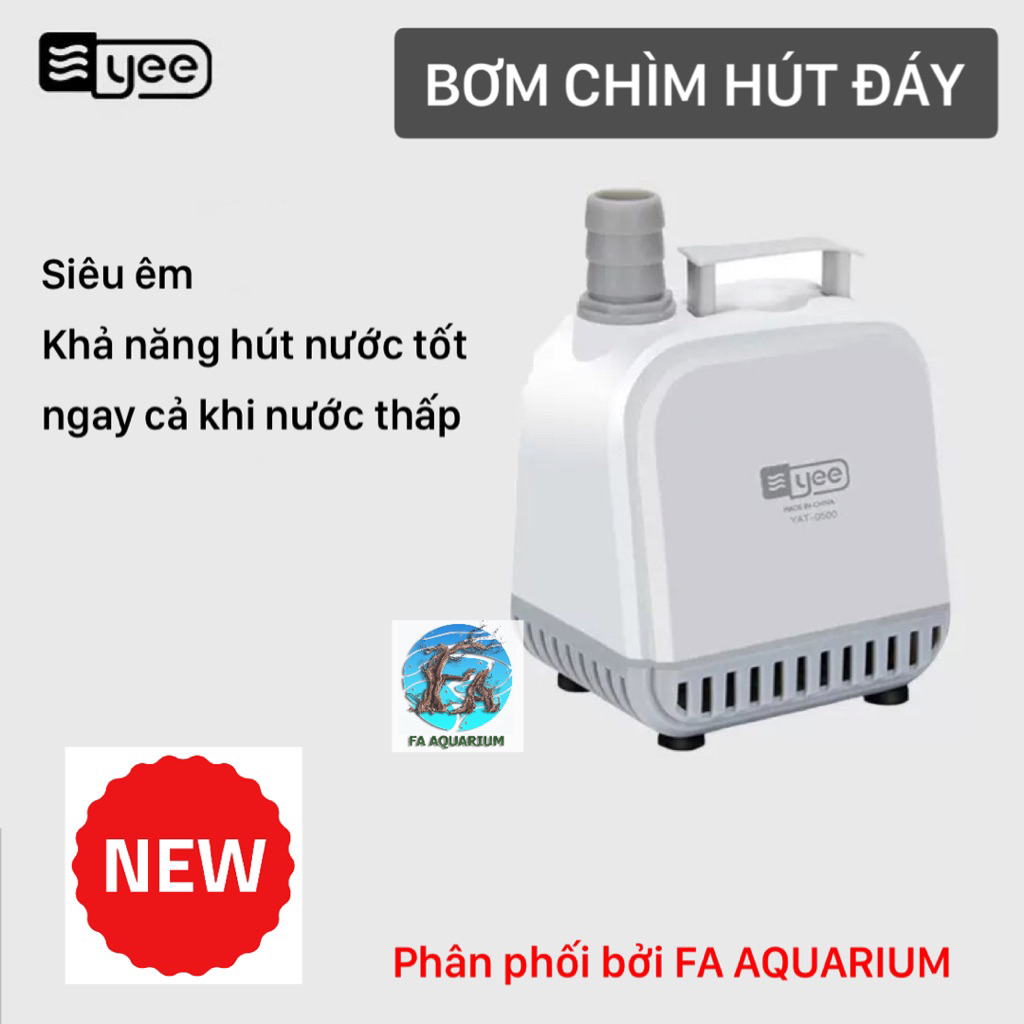 Yee YAT-0800/1000/1500/2500/3500 ปั๊มตะกอนตู้ปลา (10W-55W)