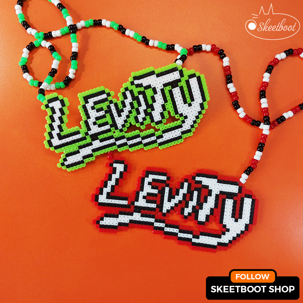 สร้อยคอ Kandi Levity - สร้อยคอ Levity perler - เครื่องประดับเทศกาลดนตรี rave edm