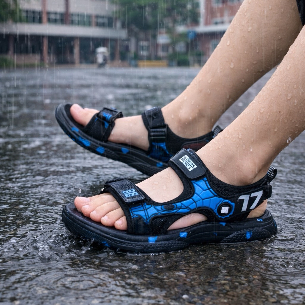 รองเท้าแตะกีฬาสําหรับเด็กดีไซน์ไดนามิกและโดดเด่น DP101