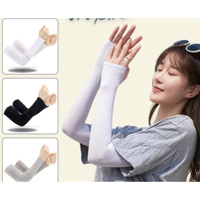 AQUA ถุงมือกันแดดป้องกันรังสียูวี AQUA-X ถุงมือกันแดดเกาหลี ไม่มีนิ้ว