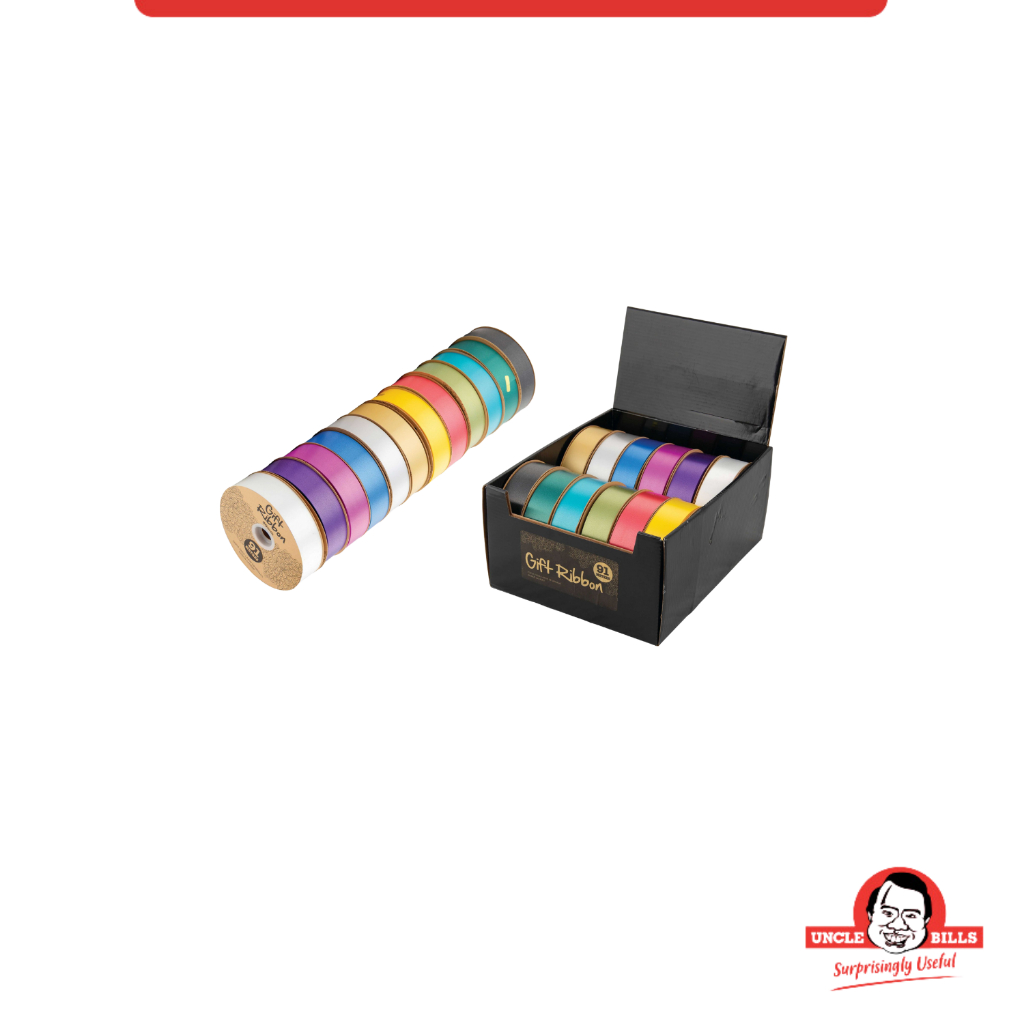 ริบบิ้น PP ธรรมดา 30mm x 91m ลุงบิล – ริบบิ้น PP ธรรมดา 12 สี SW0140