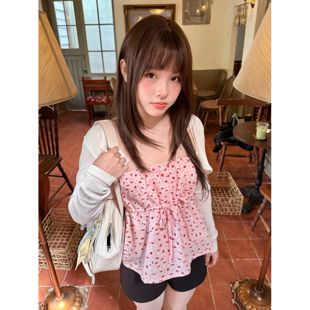 Moodie - MONICA TUBE TOP | เสื้อเกาะอกผูกโบว์ผู้หญิง