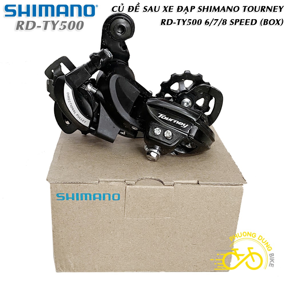 SHIMANO TOURNEY RD TY500 6 7 8 Speed สับจานหลังจักรยาน - FullBox ของแท้