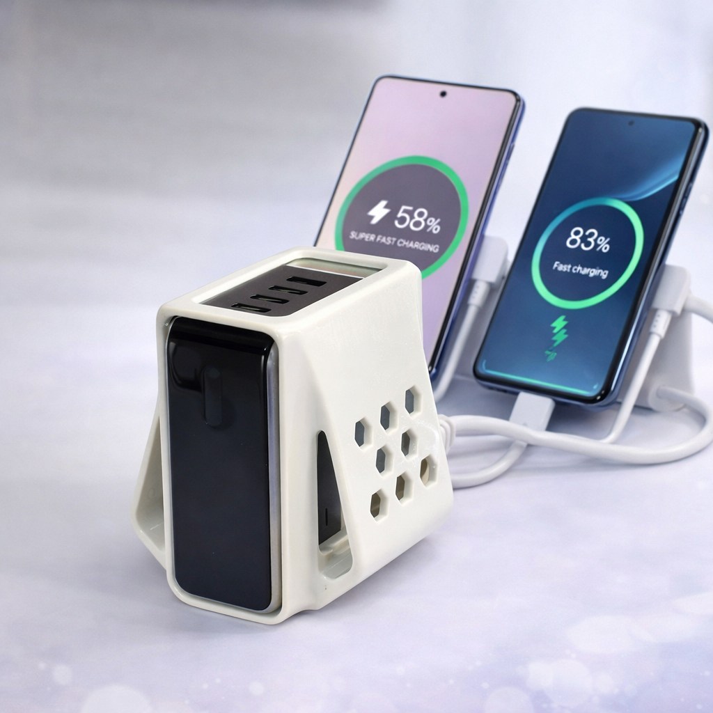 [รุ่น 2] Cuktech 10 Ultra Desktop Charging Case Full Color 3D PRINTED