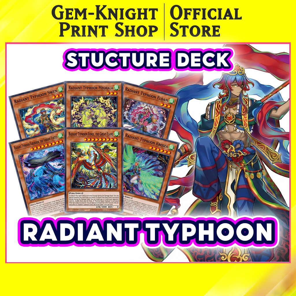 [การ์ดพิมพ์ลาย] Yugioh Deck - Radiant Typhoon - Structure Deck