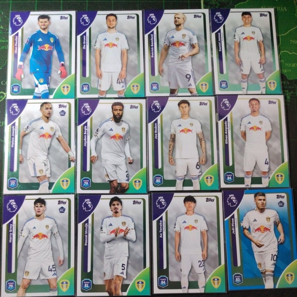 [ของแท้] Leeds United Topps Premier League 25/26 Odd Player Card