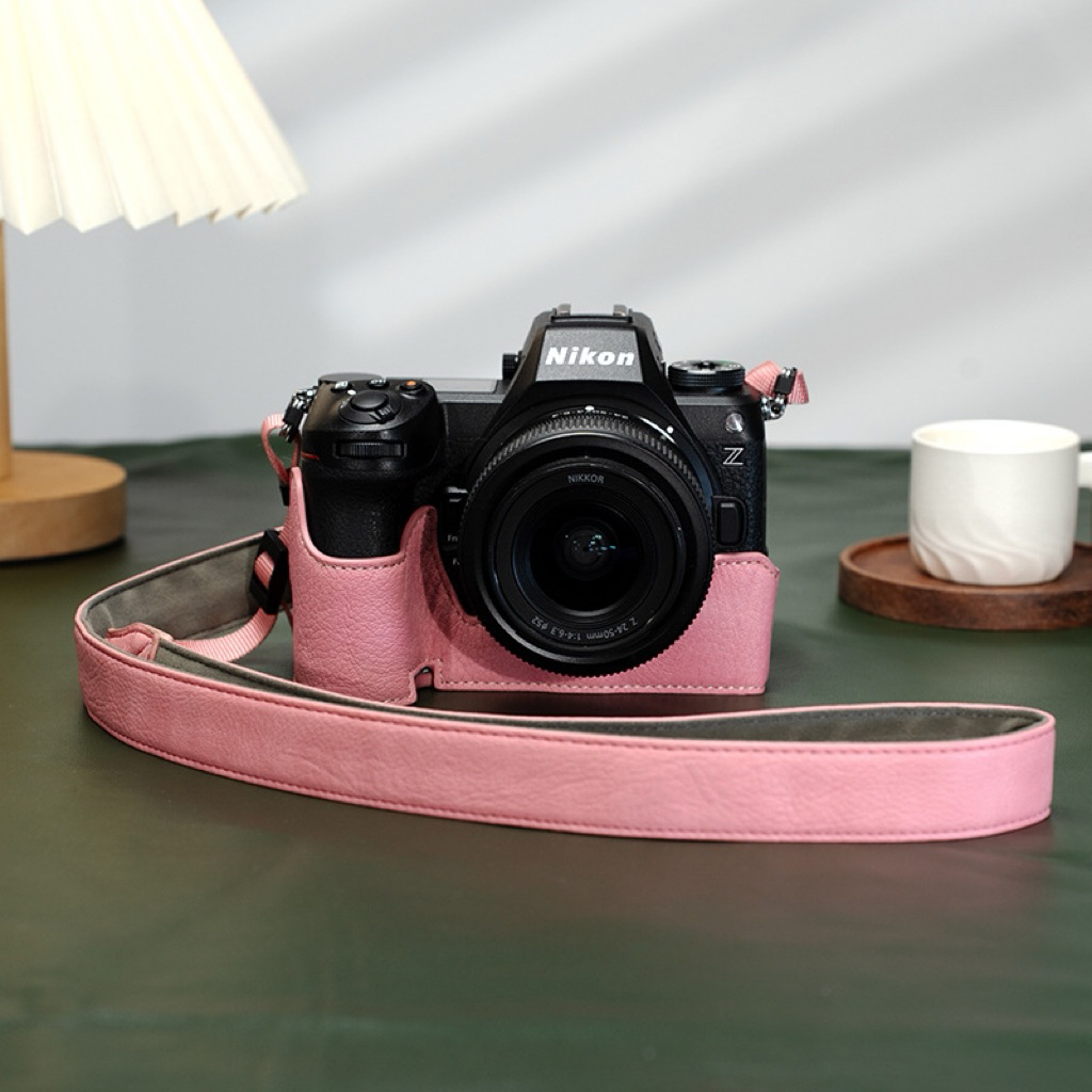 Halfcase Nikon Z63, Z6iii, Z6 mark 3 เคสหนัง - รุ่น 02