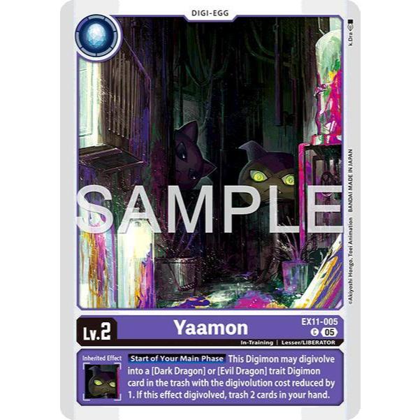 Digimon Card Code EX11-005 - Yamon - Digi-Egg - ทั่วไป