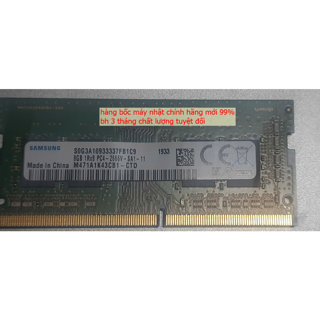 แล็ปท็อป Ram 16GB 8GB 4GB DDR4 bus 2133/2400/2666 ของแท้ Samsung