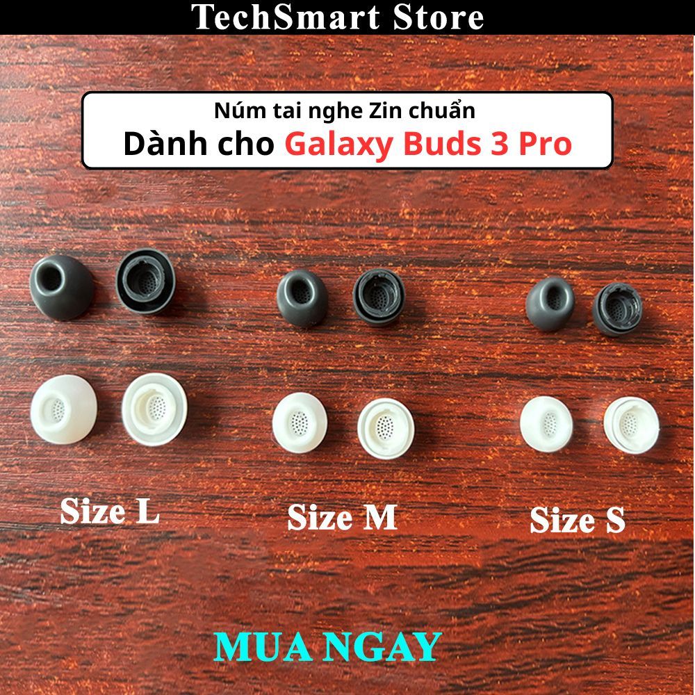 จุกหูฟังซิลิโคนมาตรฐานสําหรับ Galaxy Buds 3 Pro