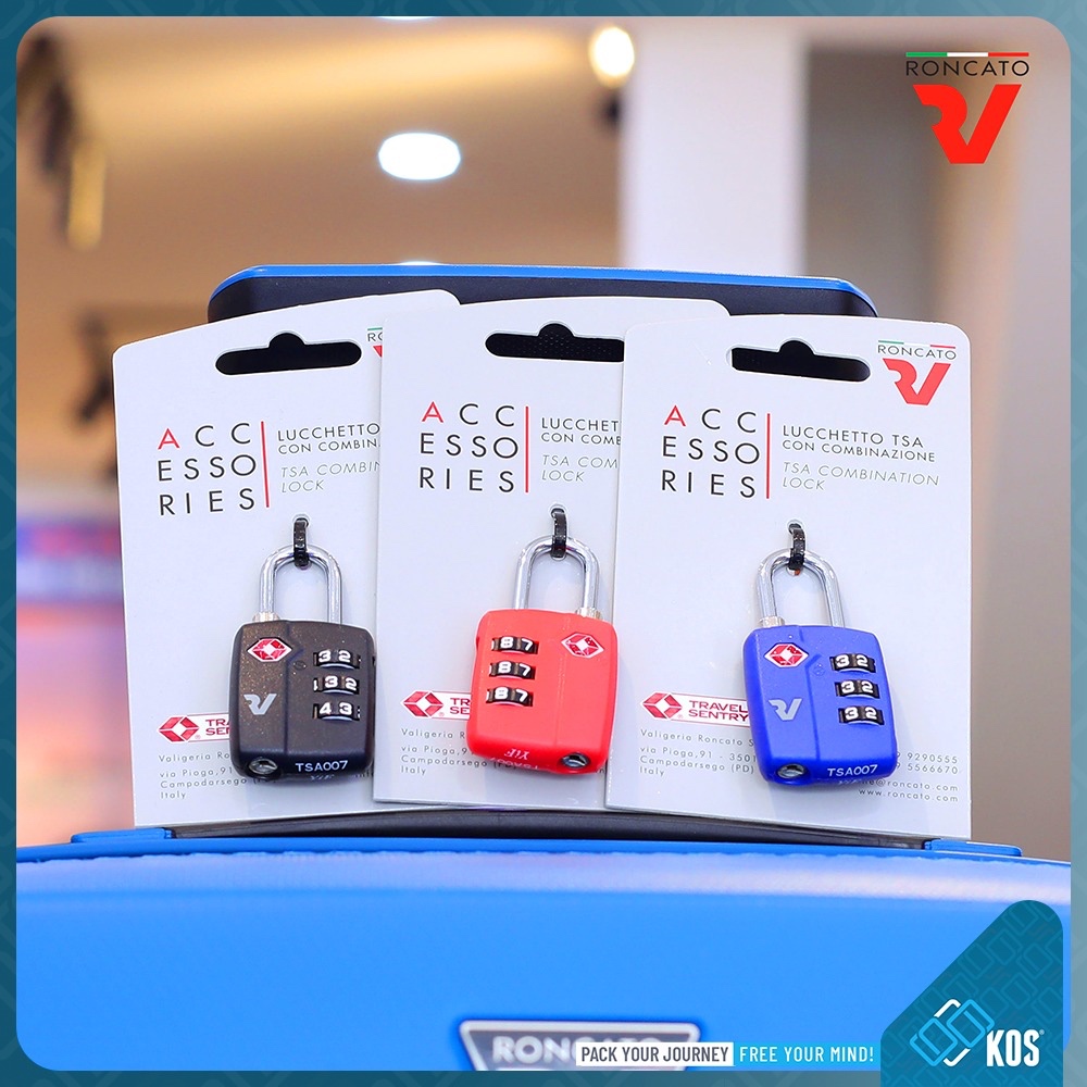 ล็อค TSA Roncato ของแท้ปกป้องกระเป๋าเดินทาง
