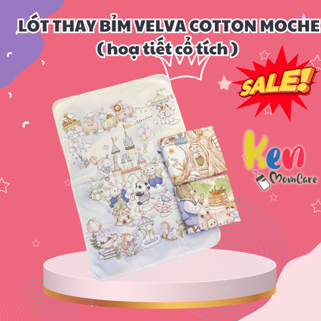MOCHEE FAIRY VELVA DIAPERS KT 60x90ซม