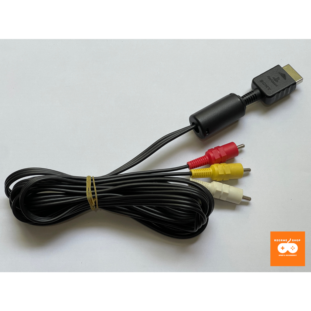 สาย AV ของแท้ SCPH-10030 สําหรับ PS1 PS2 PS3 เกมคอนโซล
