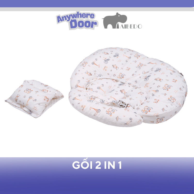 [ของเหลว] หมอนให้นมมัลติฟังก์ชั่นป้องกันการกรดไหลย้อน Aibedo 2-in-1