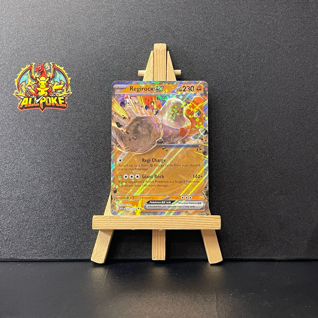 [ AllPoke ] การ์ดโปเกมอน TCG,Regrock ex 107/217 - ME: Ascended Heroes -M-NM