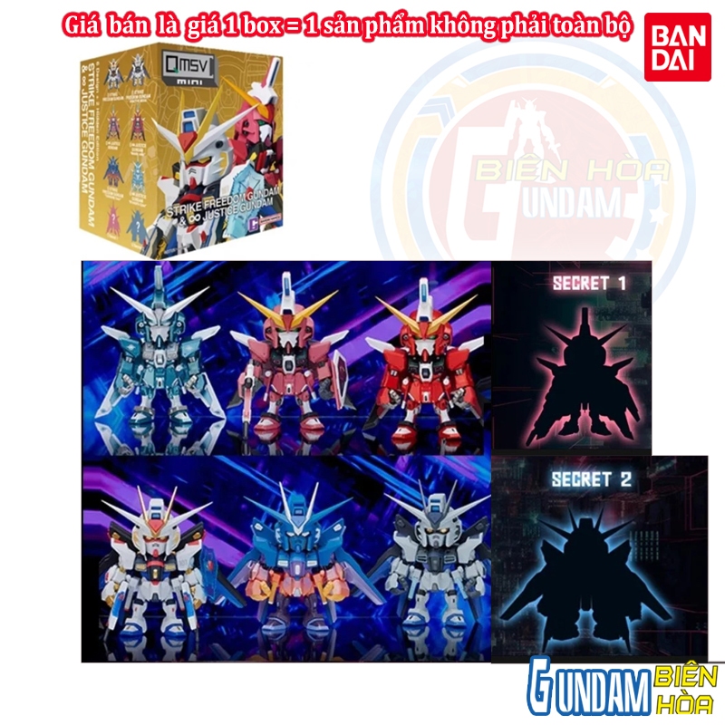 QMSV MINI STRIKE FREEDOM GUNDAM & JUSTICE GUNDAM รุ่น