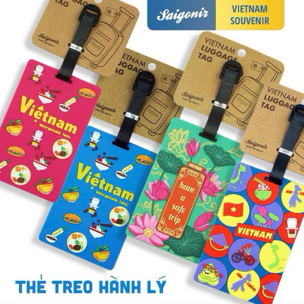 ฟรี 1 Magnet LUGGAGE TAG LUGGAGE TAG ของที่ระลึกเวียดนาม