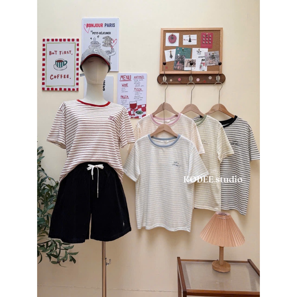 Have a nice day ยางยืดลายทาง - A0657