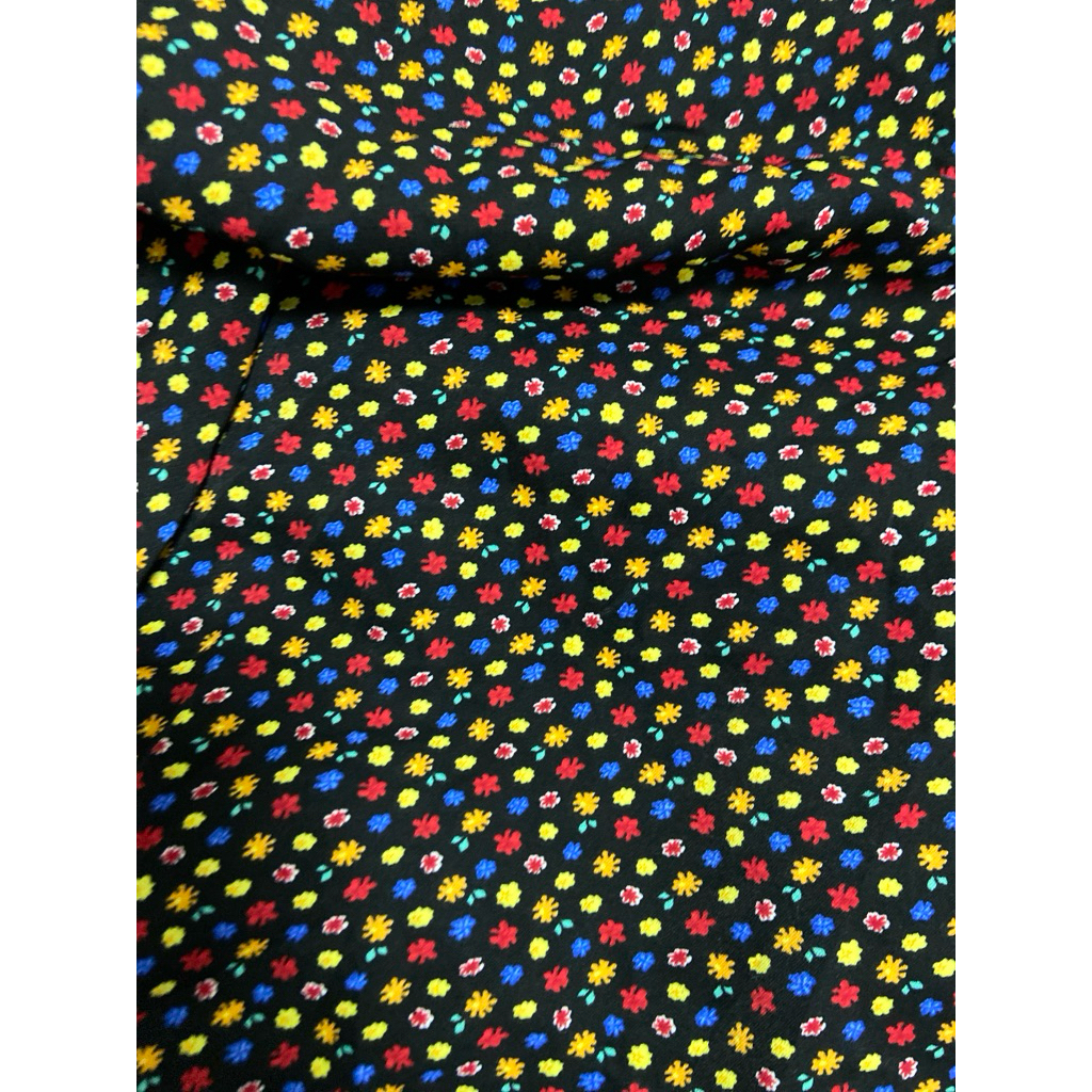 85cm x 1m5 ผ้าไหมมะม่วงลายดอกเล็ก ขนาด 1m5(X13)